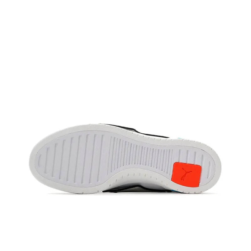PUMA Ca Pro Low Tops Casual Skateboarding Shoes Unisex White Silver Blue-4