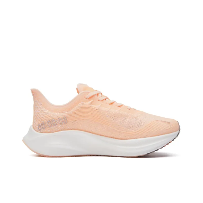 Erke Extreme Wind SP Low-Top Running Shoes Women's Fluorescent Nude True White-1