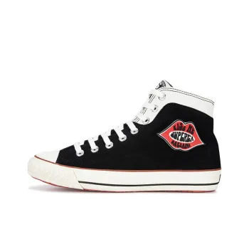 SUPERGA Skateboard Shoes Unisex High-Top Black