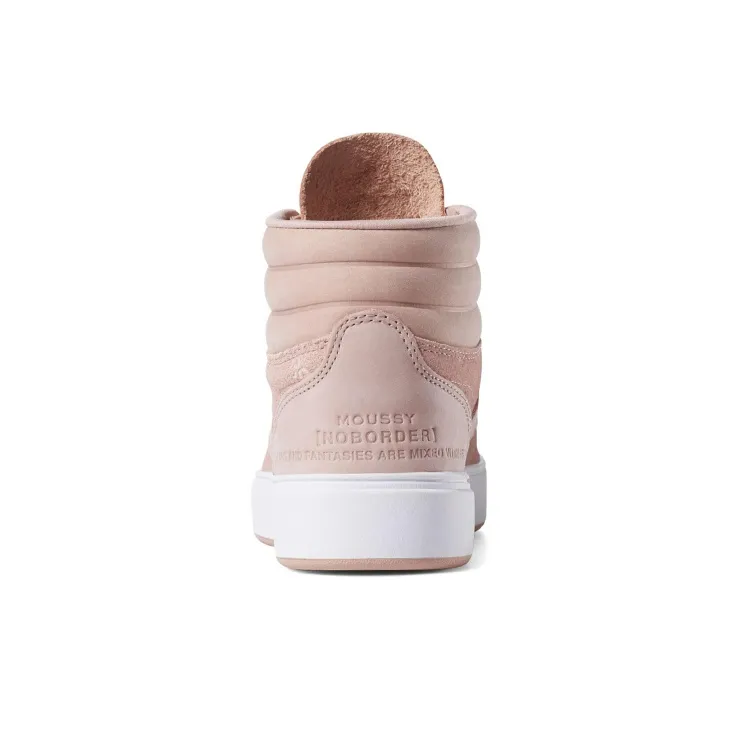 Reebok Skateboard Shoes Women's High-Top Pink/White-3