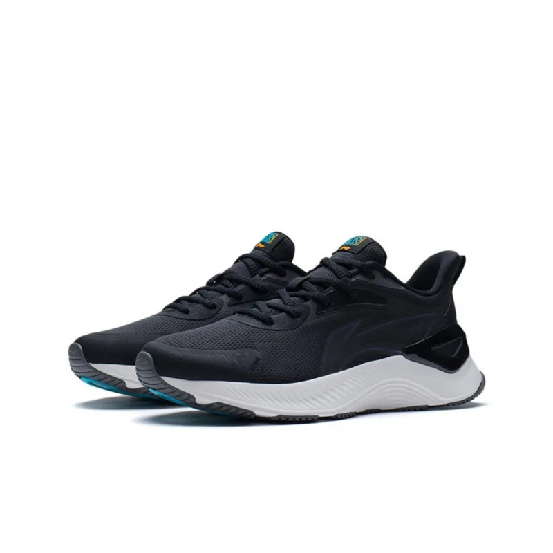 LiNing YueYing Element Anti-Slip Wear-Resistant Low-Top Running Shoes Men's Black-2