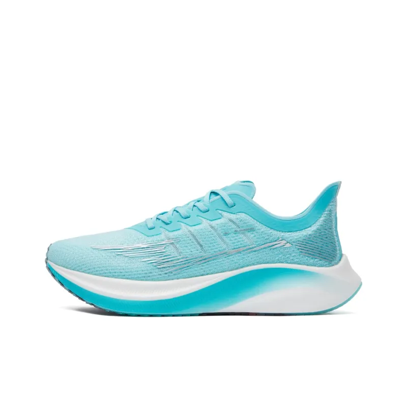 Erke Running Shoes Men Low Top Mint Blue/True White-0