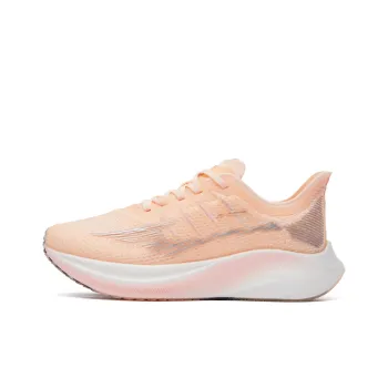 Erke Extreme Wind SP Low Top Running Shoes Women's Fluorescent Nude True White