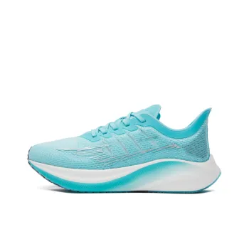 Erke Running Shoes Women's Low Top Mint Blue/True White