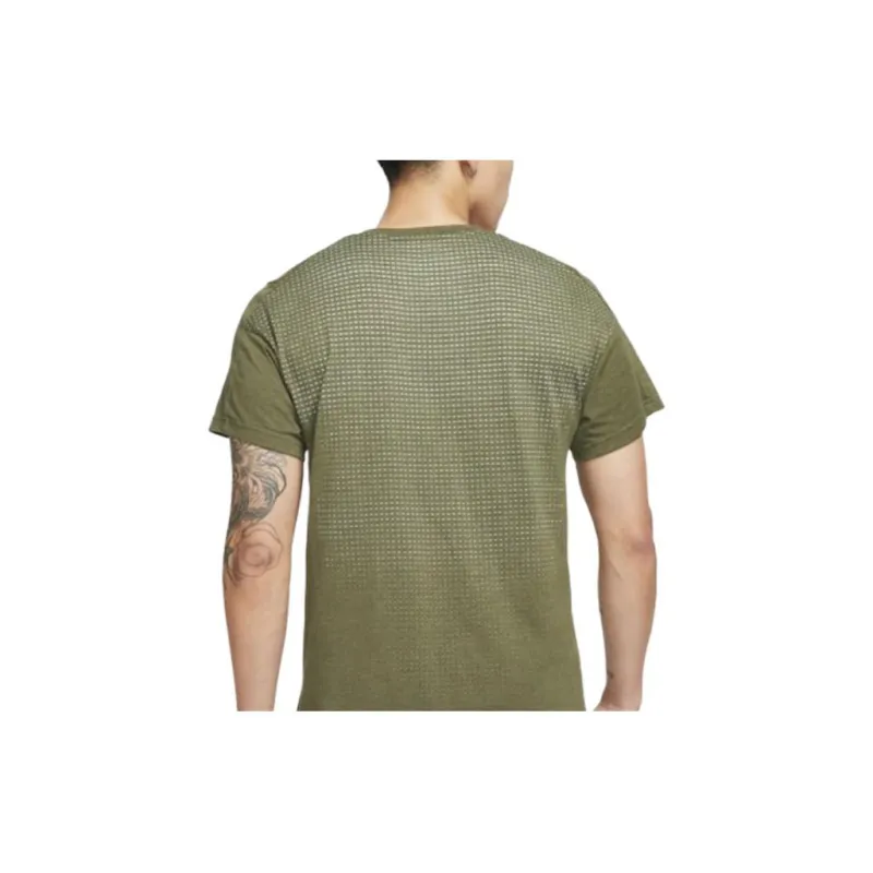 Nike Dri Fit T Shirts Men Green-1