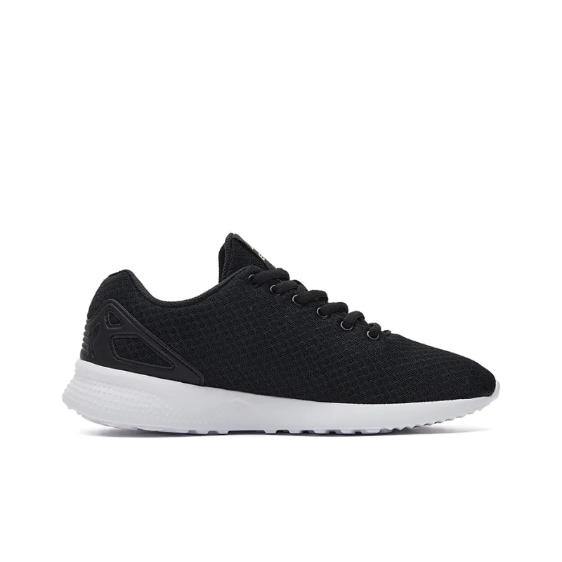 Erke Durable Breathable Low Top Sports Casual Shoes Men's Black Gold-1