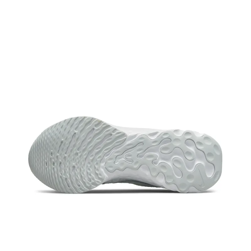 Nike React Infinity Run Flyknit 3 White Metallic Silver Women's-5