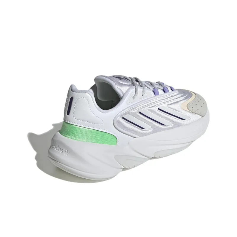 Adidas Ozelia Cloud White Dark Purple Beam Green Women's-3