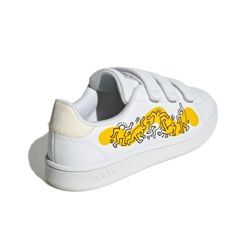 Adidas Neo Advantage . 'White Yellow'-3