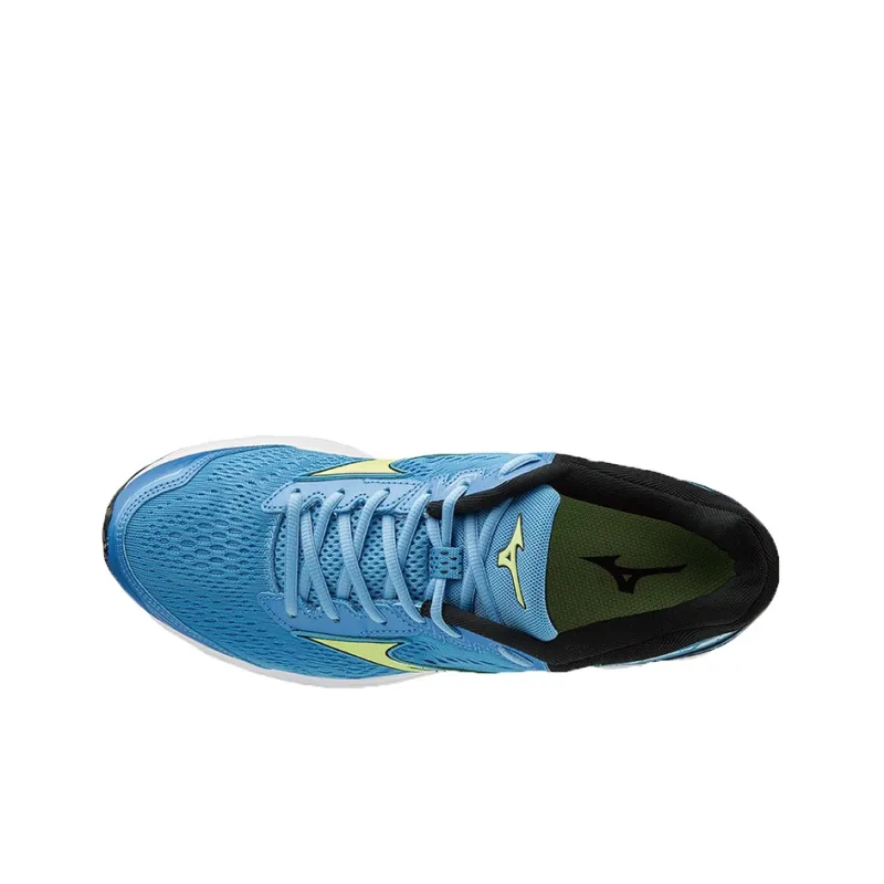 Mizuno Wave Rider 22 Running Shoes Men Low-Top Blue/White/Green-2