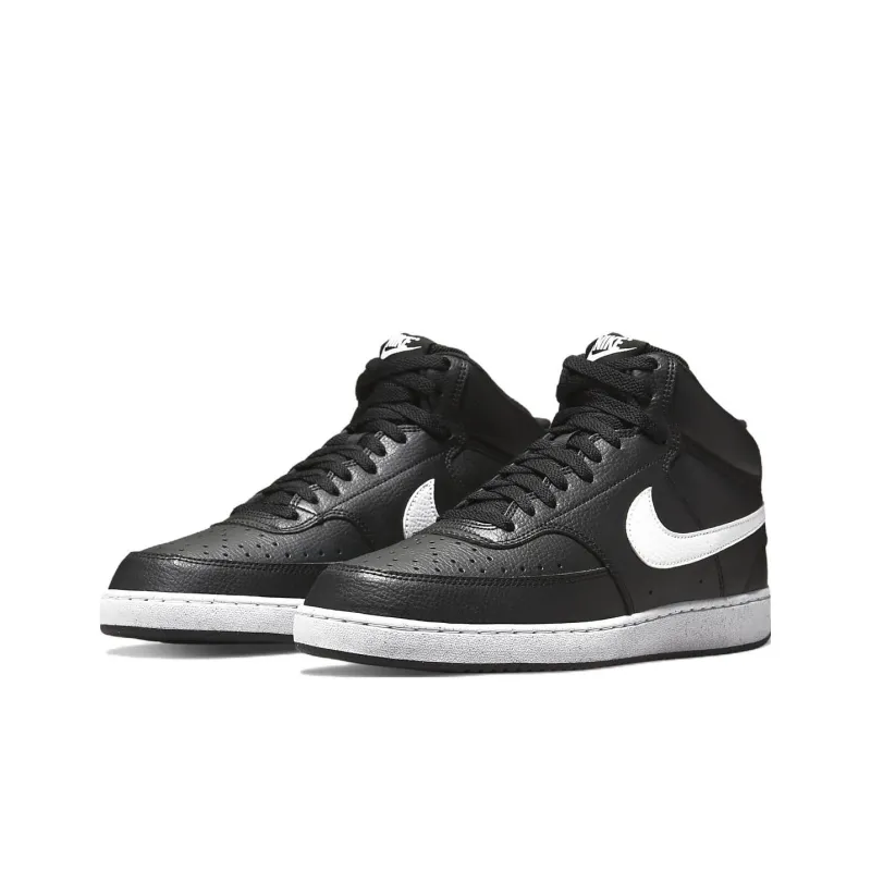 Nike Court Vision Mid Next Nature Black White-2