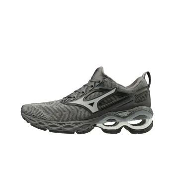 Mizuno Creation Waveknit Low-Top Running Shoes Women's Gray White