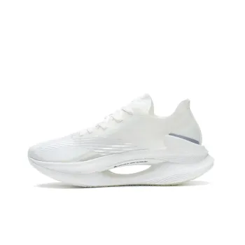 LiNing Jueying 䨻 Rebound Low Top Running Shoes Men's Champagne White