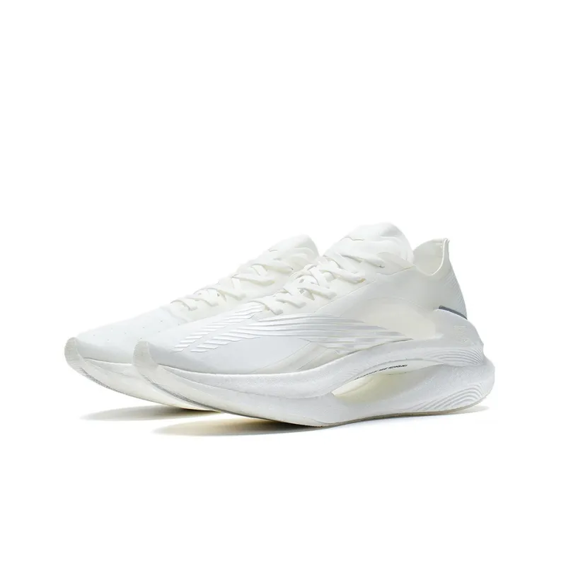 LiNing Jueying 䨻 Rebound Low Top Running Shoes Men's Champagne White-2