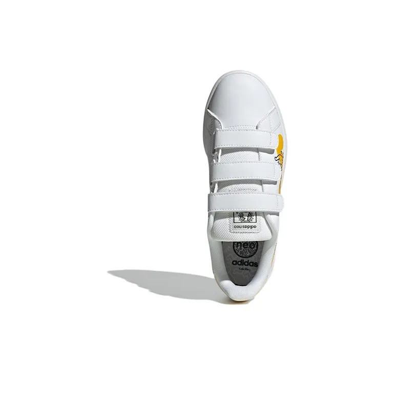 Adidas Neo Advantage . 'White Yellow'-4