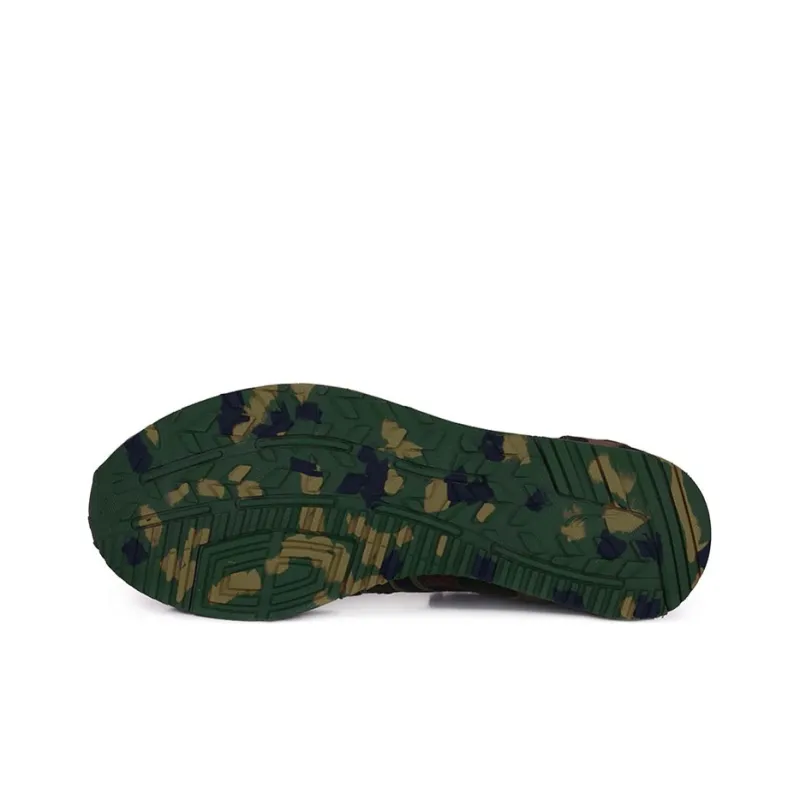 DO WIN Cushioning Anti Slip Wear Resistant Breathability Low Top Running Shoes Unisex Army Green-4