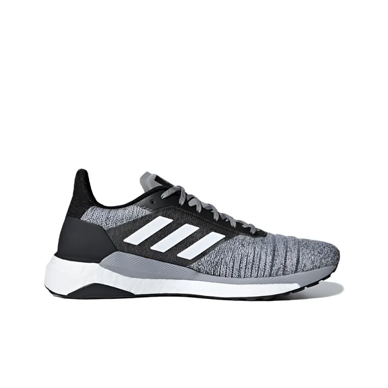 Adidas Solar Glide Wear-Resistant Low-Top Running Shoes Men's Gray-1