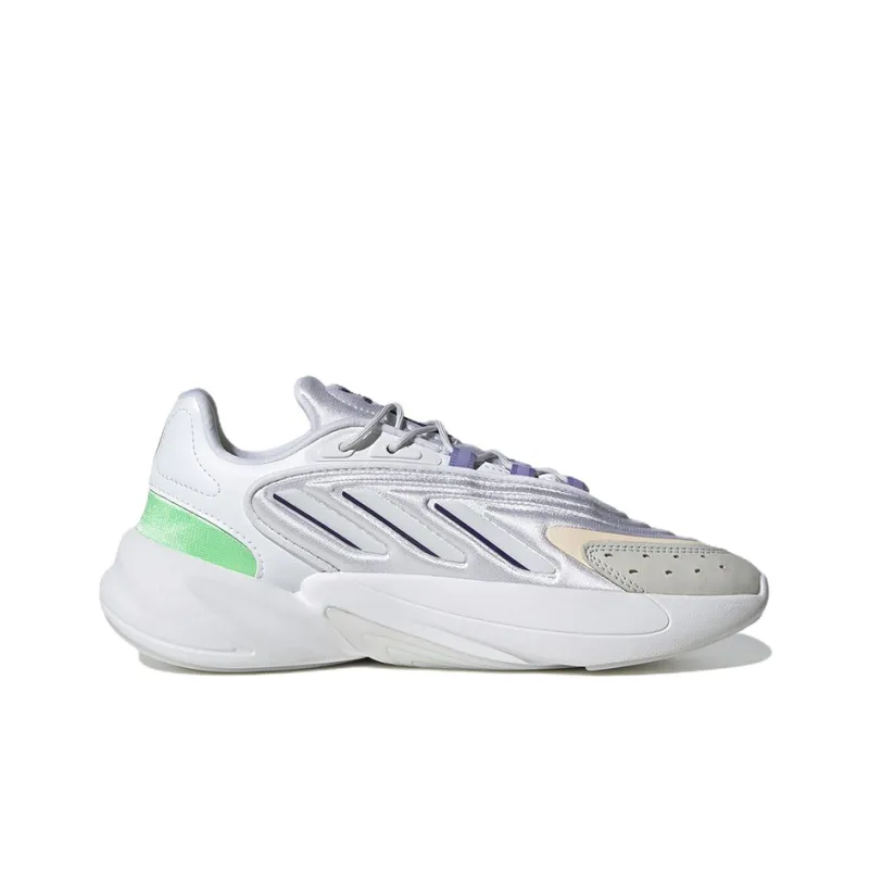 Adidas Ozelia Cloud White Dark Purple Beam Green Women's-1