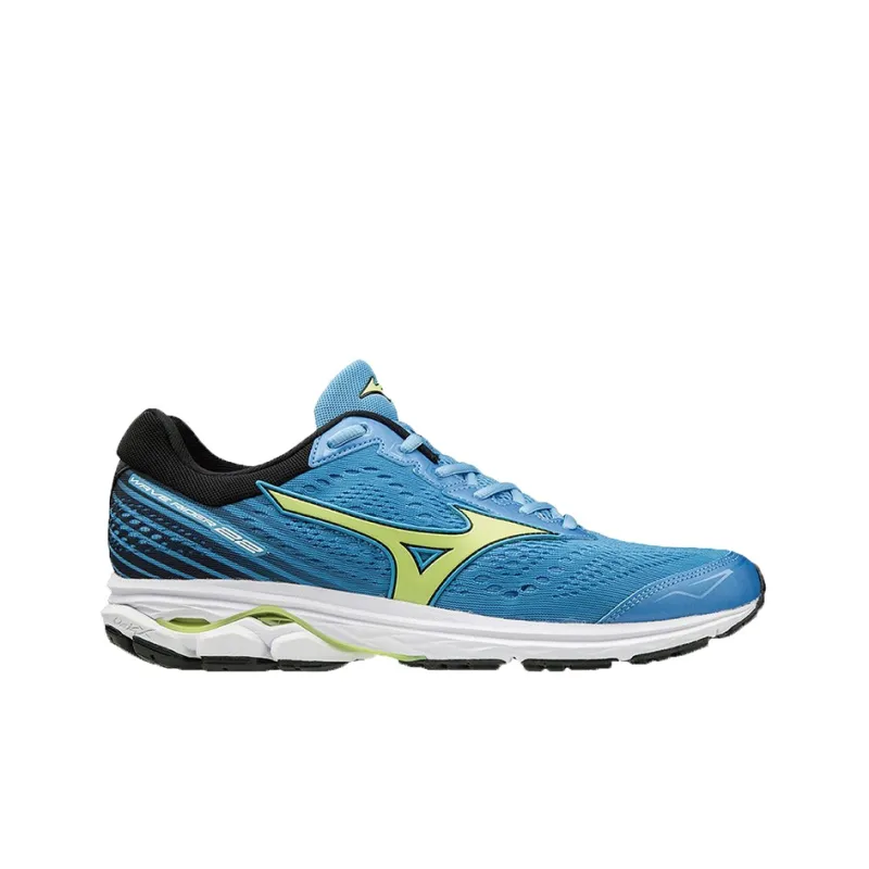 Mizuno Wave Rider 22 Running Shoes Men Low-Top Blue/White/Green-1