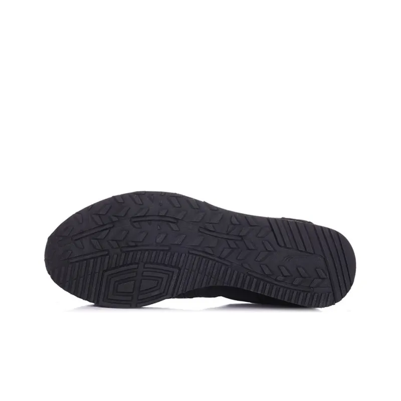 DO WIN Cushioning Anti Slip Wear Resistant Breathability Low Top Running Shoes Unisex Black-4