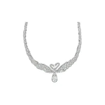 Swarovski Swan Necklaces Women's White