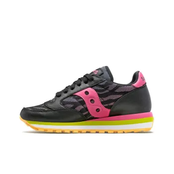 Saucony Jazz Triple Running Shoes Women's Low Top Black/Red/Yellow/White