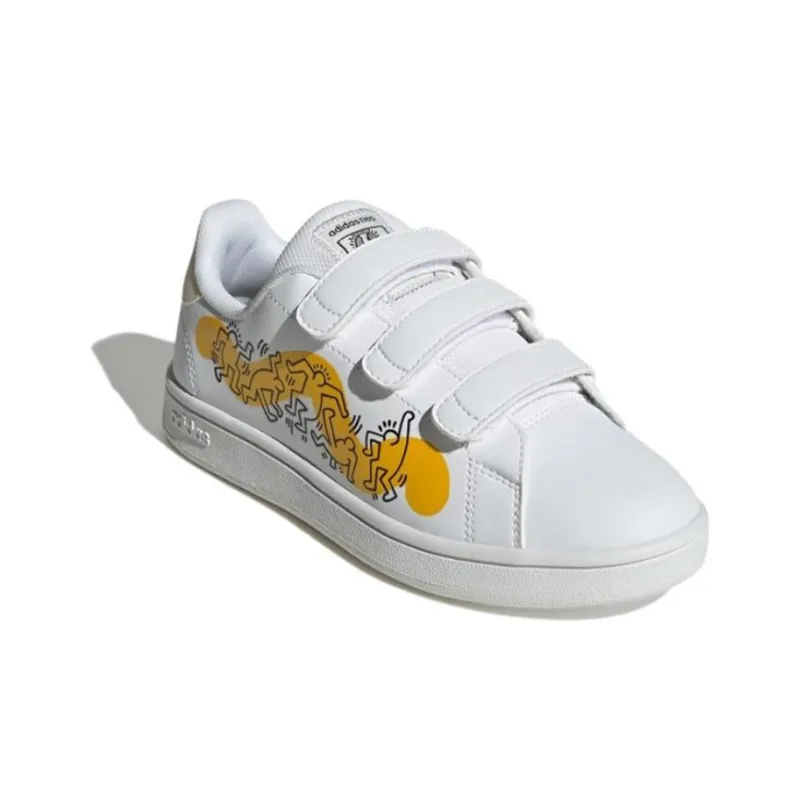 Adidas Neo Advantage . 'White Yellow'-2