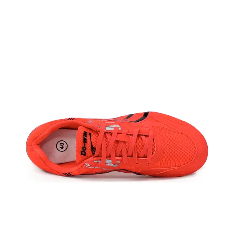 DO WIN Support Cushioning Lightweight Slip Resistant Low Top Running Shoes Unisex Red-3