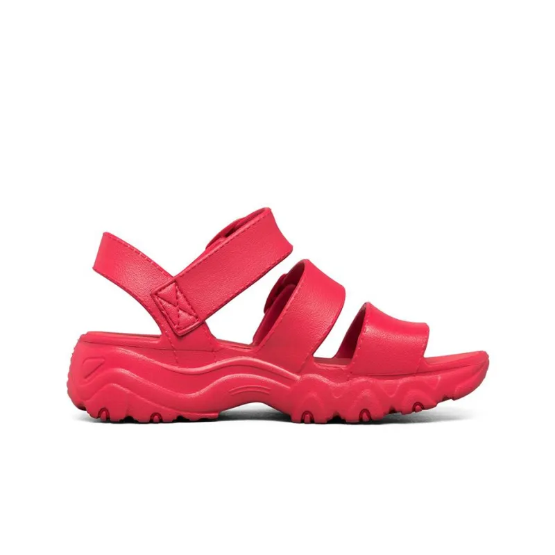 Skechers D'LITES Series Beach Sandals Women's Red-1