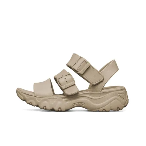 Skechers D'LITES 2.0 Beach Sandals Women's Taupe