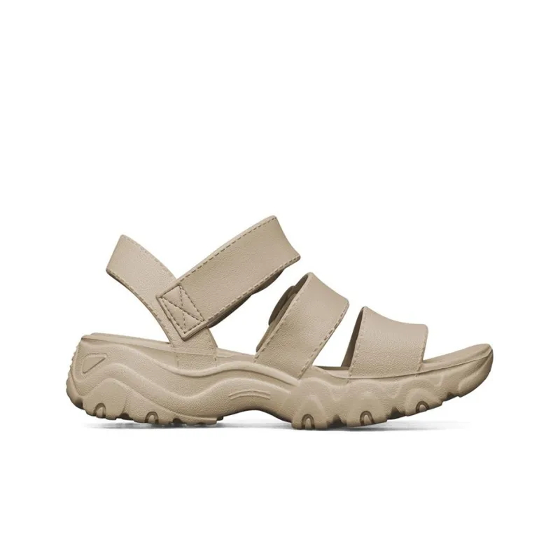Skechers D'LITES 2.0 Beach Sandals Women's Taupe-1