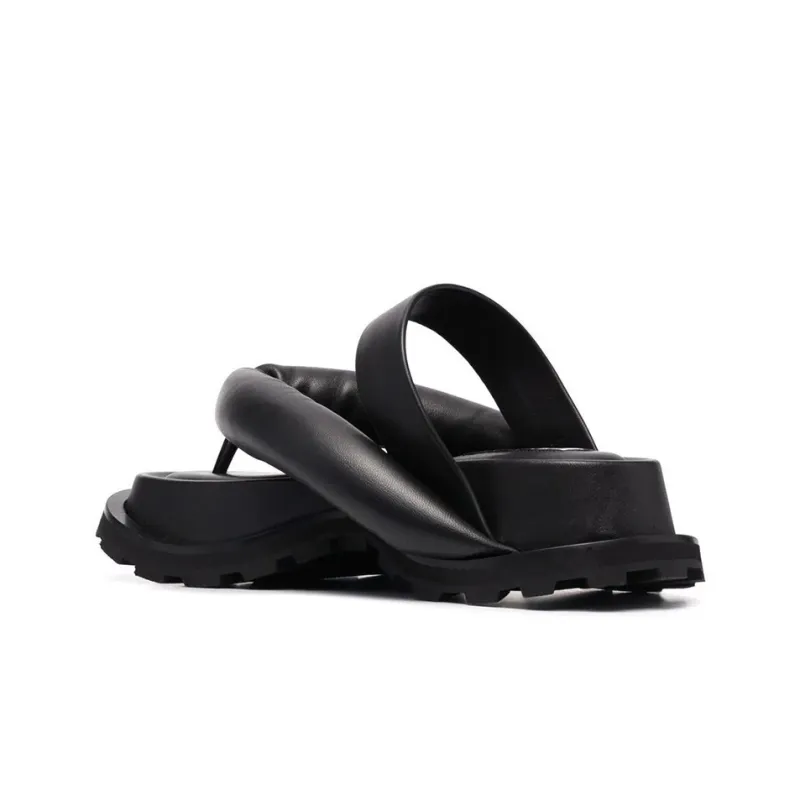 JIL SANDER Flip Flops Women's Bright Black-3