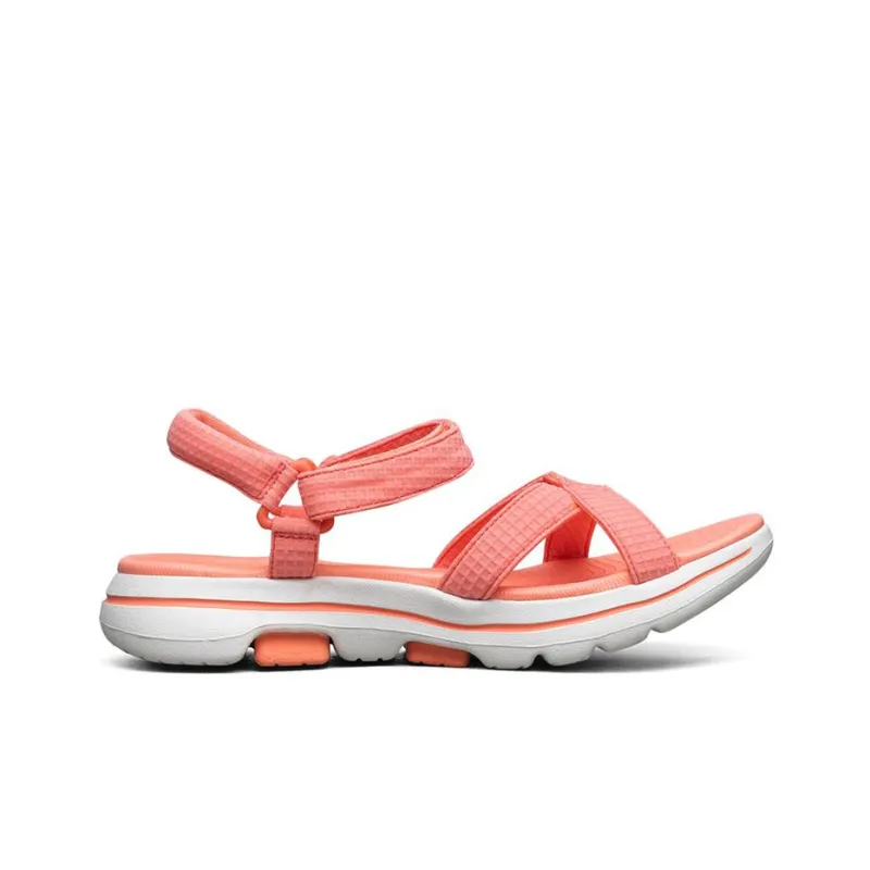 Skechers Go Walk 5 'Orange White' Women's-1