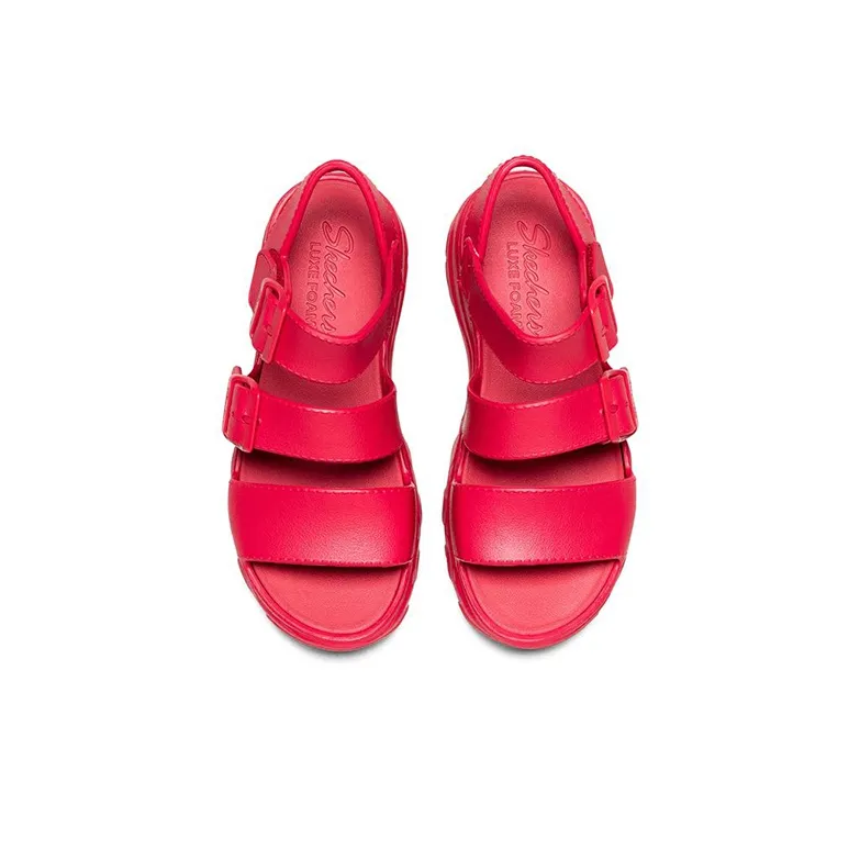 Skechers D'LITES Series Beach Sandals Women's Red-3