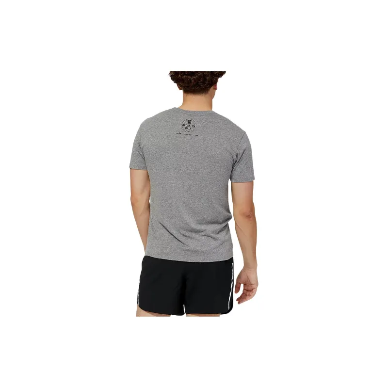 New Balance RBC Brooklyn Half T-Shirts Men Gray-2