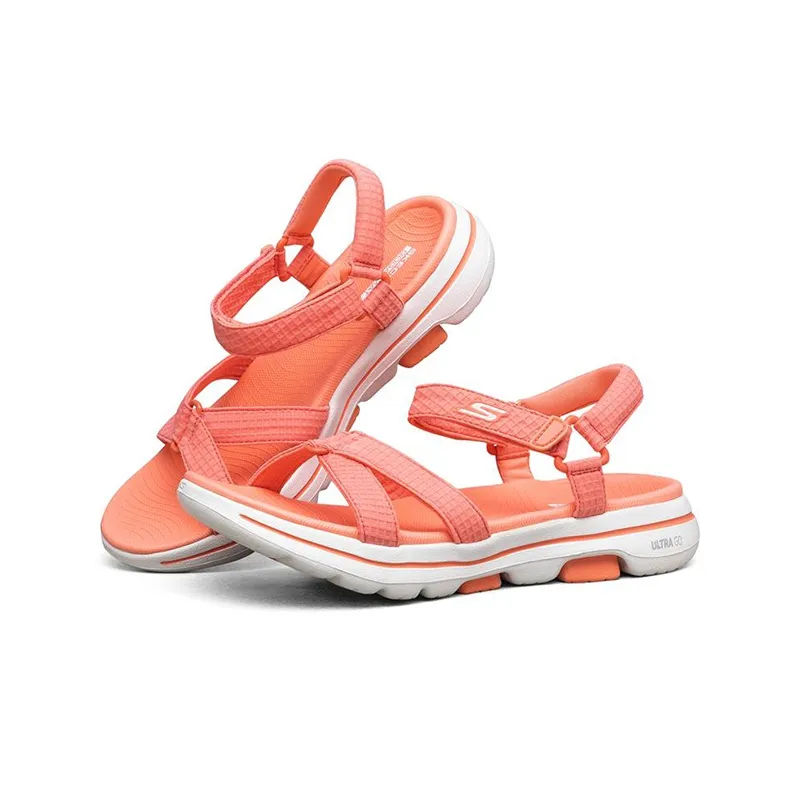 Skechers Go Walk 5 'Orange White' Women's-2