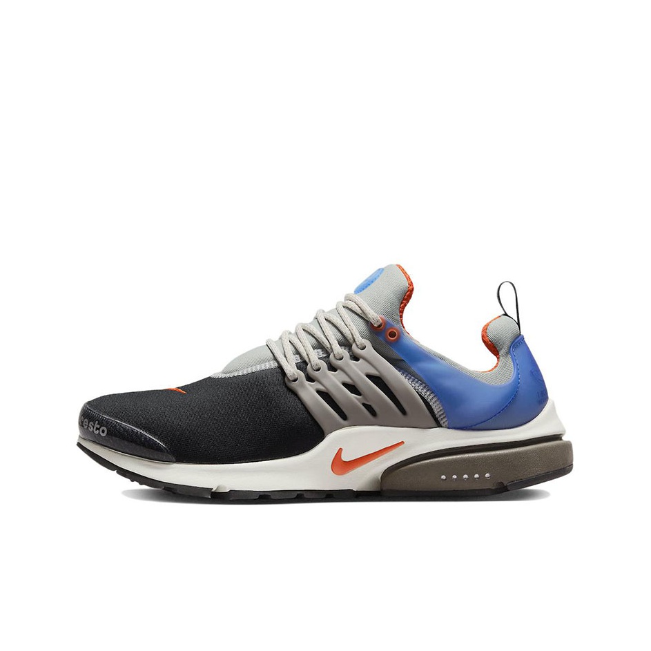 Nike presto grey and blue best sale