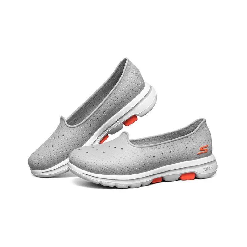 Skechers Go Walk 5 Casual Shoes Women's Low Top Gray-2