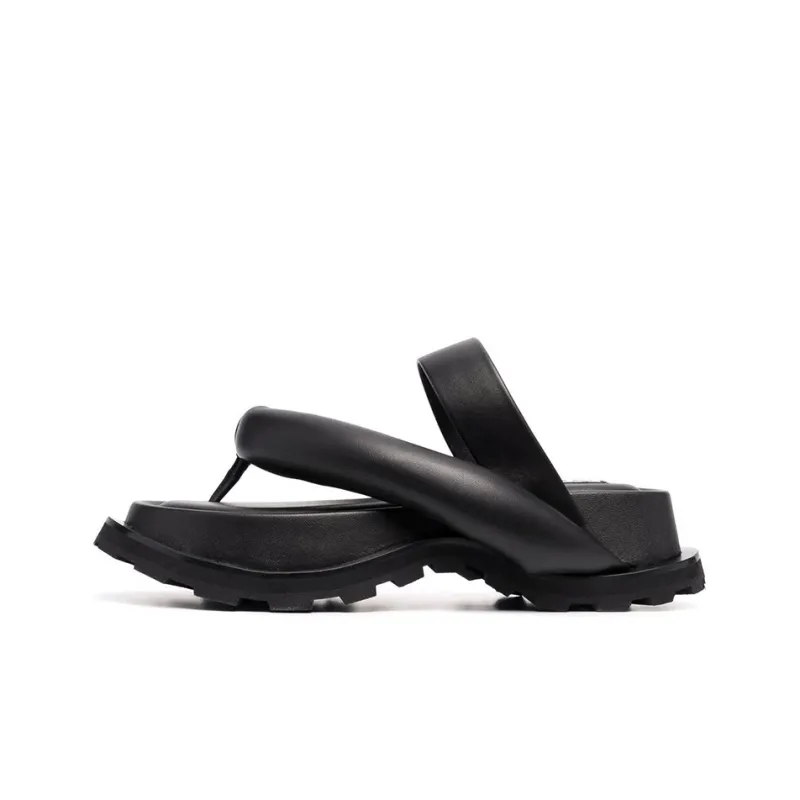 JIL SANDER Flip Flops Women's Bright Black-0