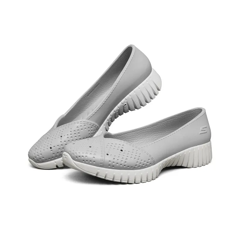 Skechers Go Walk Smart 2 Wear-resistant And Lightweight Low-Top Casual Shoes Women's Gray-2