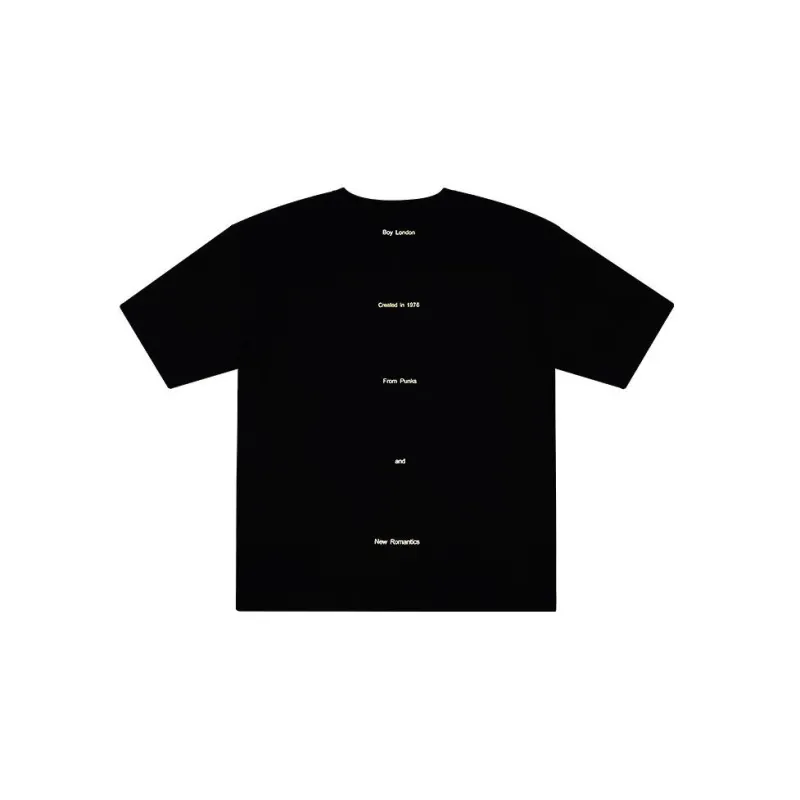 Boy London T Shirt Unisex Black-1
