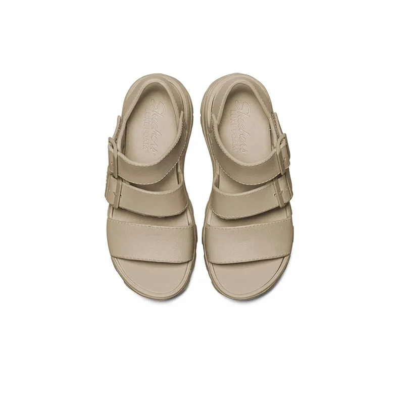 Skechers D'LITES 2.0 Beach Sandals Women's Taupe-3