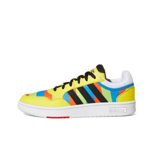 Adidas Neo Hoops 3.0 Skateboard Shoes Unisex Low-Top Yellow/Blue/Green/Orange/Black/White