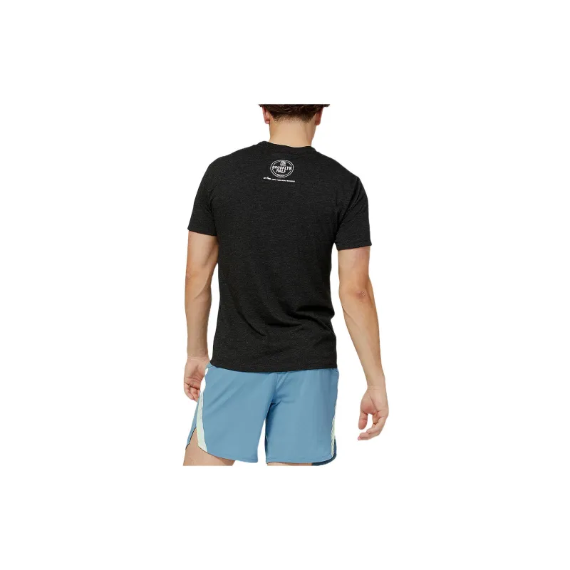 New Balance RBC Brooklyn Half T-Shirts Men Black-1