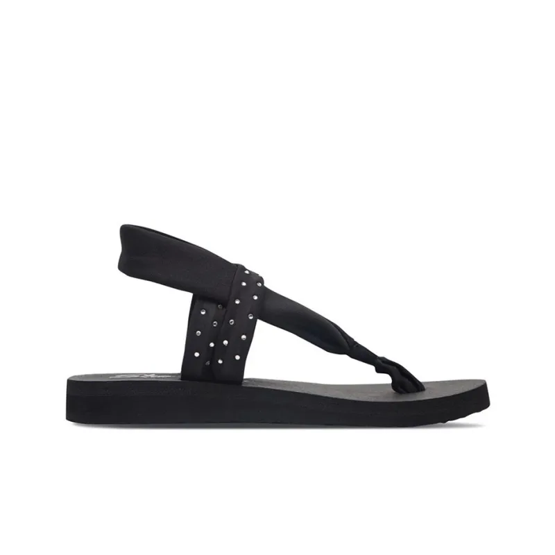 Skechers Meditation Beach Sandals Women's Black-1