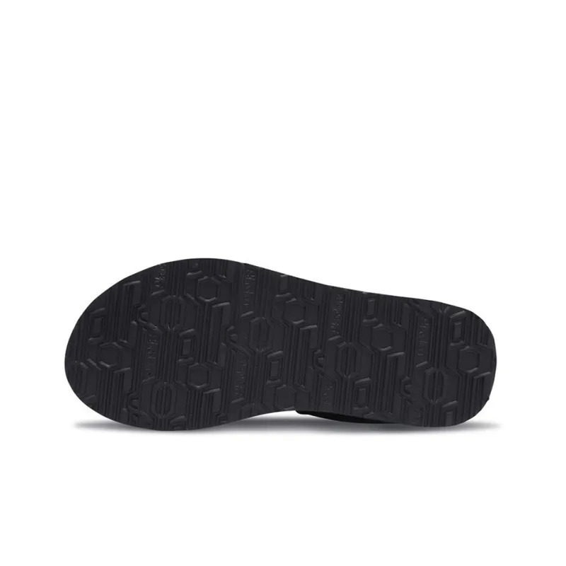 Skechers Meditation Rubber Sole Quiet Flip Flops Women's Black-4