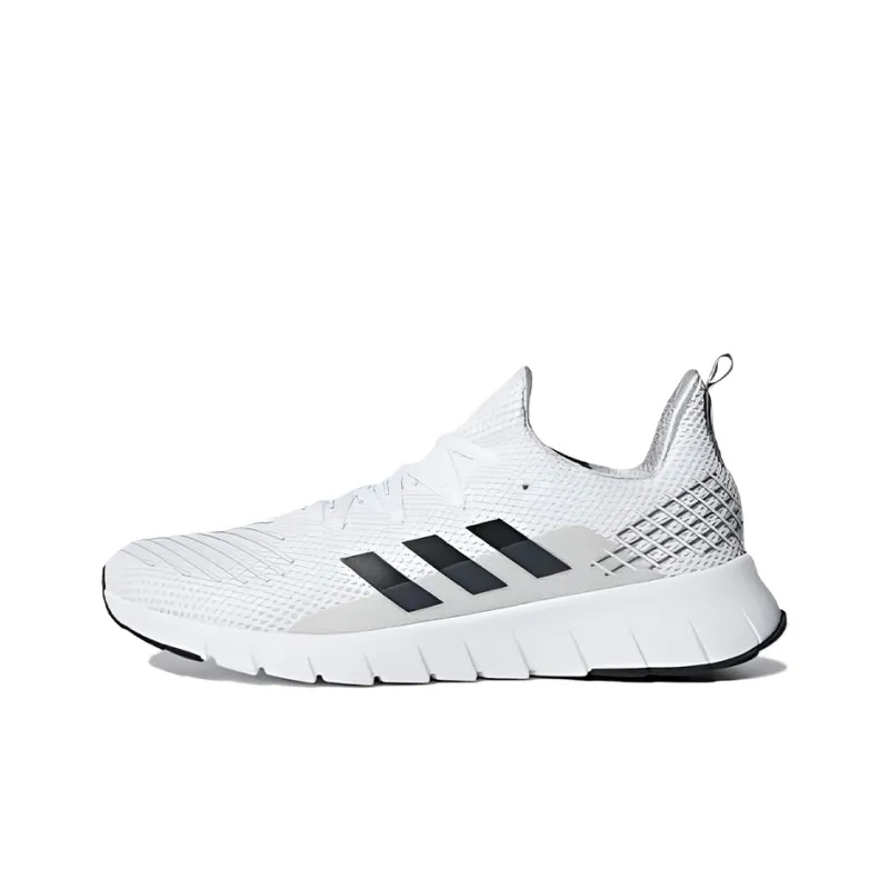 Adidas Neo Asweego Breathable Low-Top Running Shoes Men's White Black-0