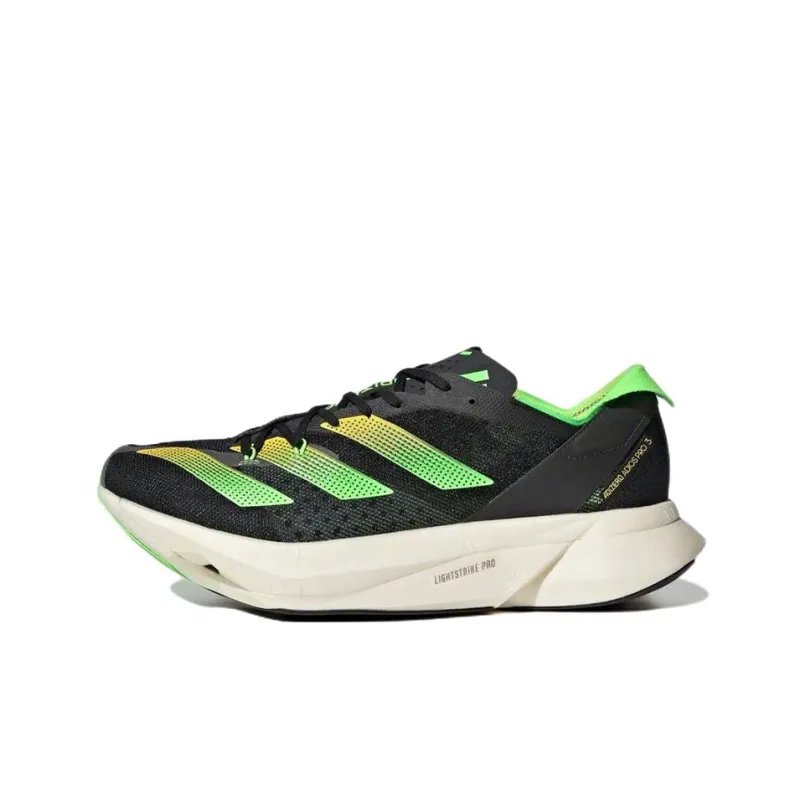 Adidas Adios Pro 3 Black Beam Yellow Solar Green-0