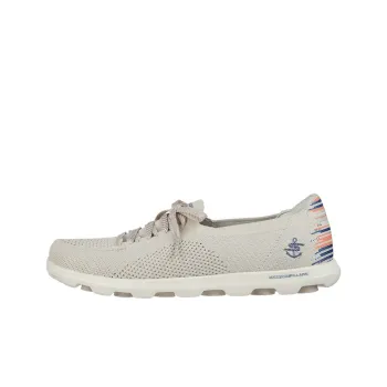 Skechers ON THE GO Cushioning Anti-Slip And Wear-Resistant Low-Top Casual Shoes Women's Ecru