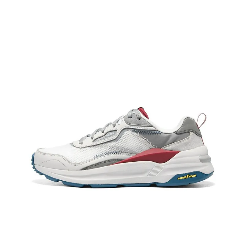 Skechers Global Jogger 'White Grey Red'-0